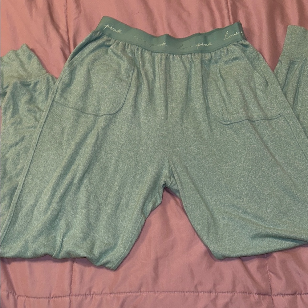 VS Pink - Blue Pajama Pants